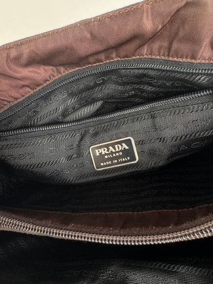 Sac Prada vintage en polyester violet