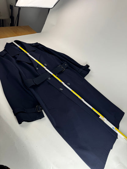 Vintage Yves Saint Laurent Trenchcoat L Navy