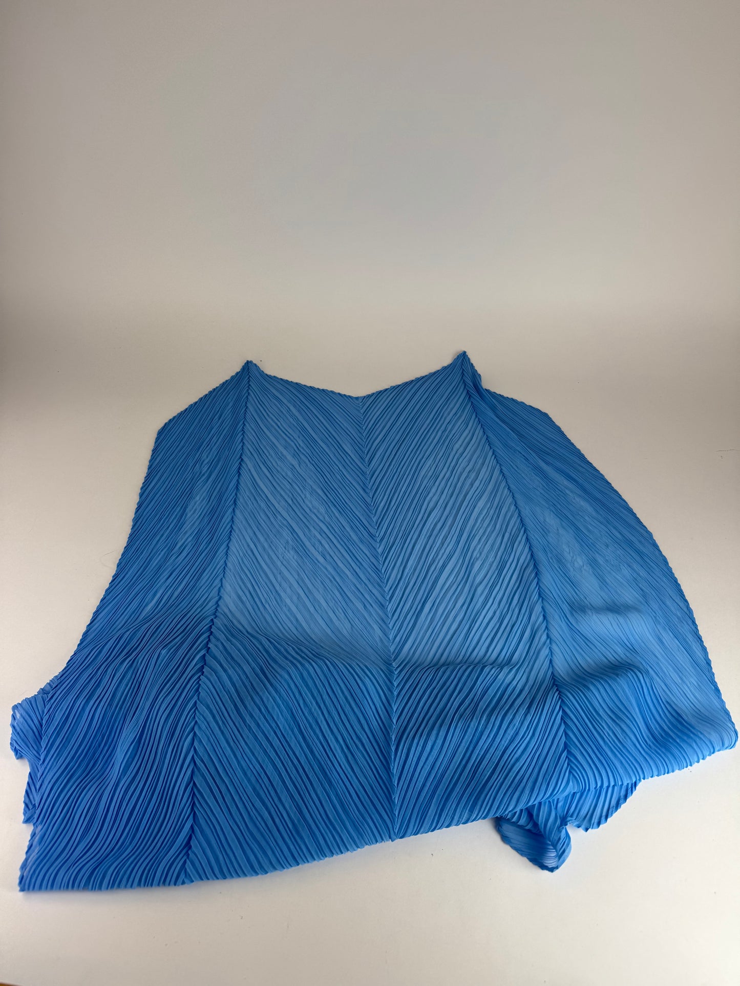 Vintage Issey Miyake Pleats Please plissee cloth Blue