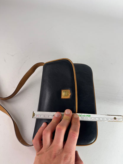 Vintage Celine Triomphe Bag Brown Black 