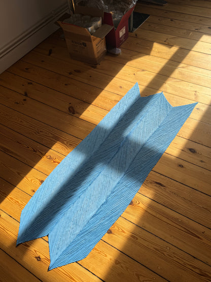 Vintage Issey Miyake Pleats Please plissee cloth Blue