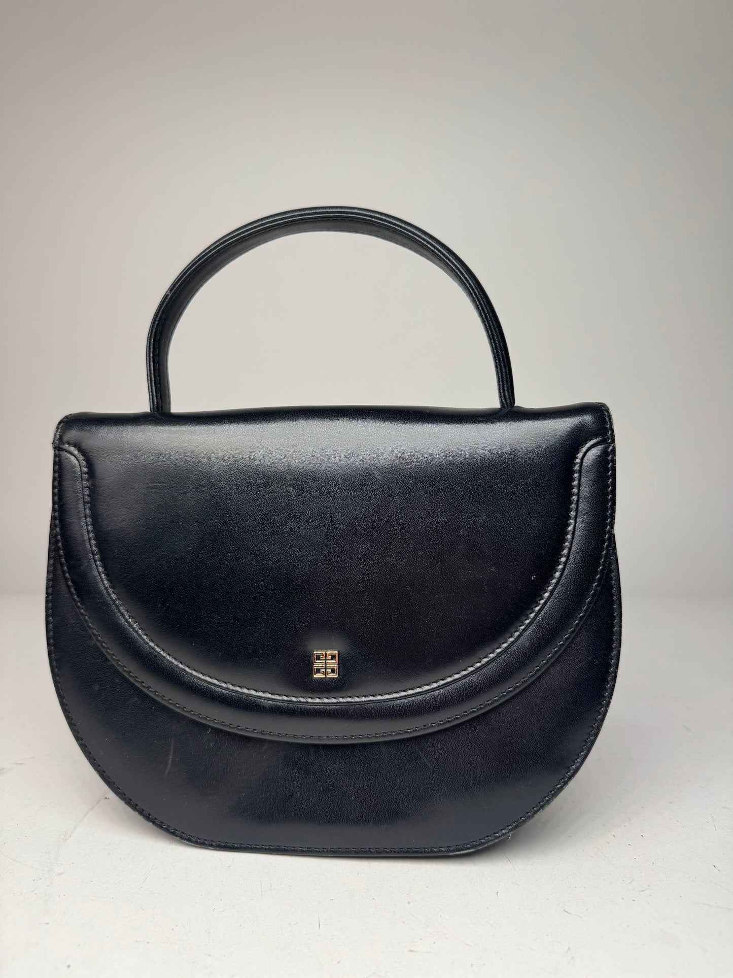 Vintage Givenchy Leather Bag Black