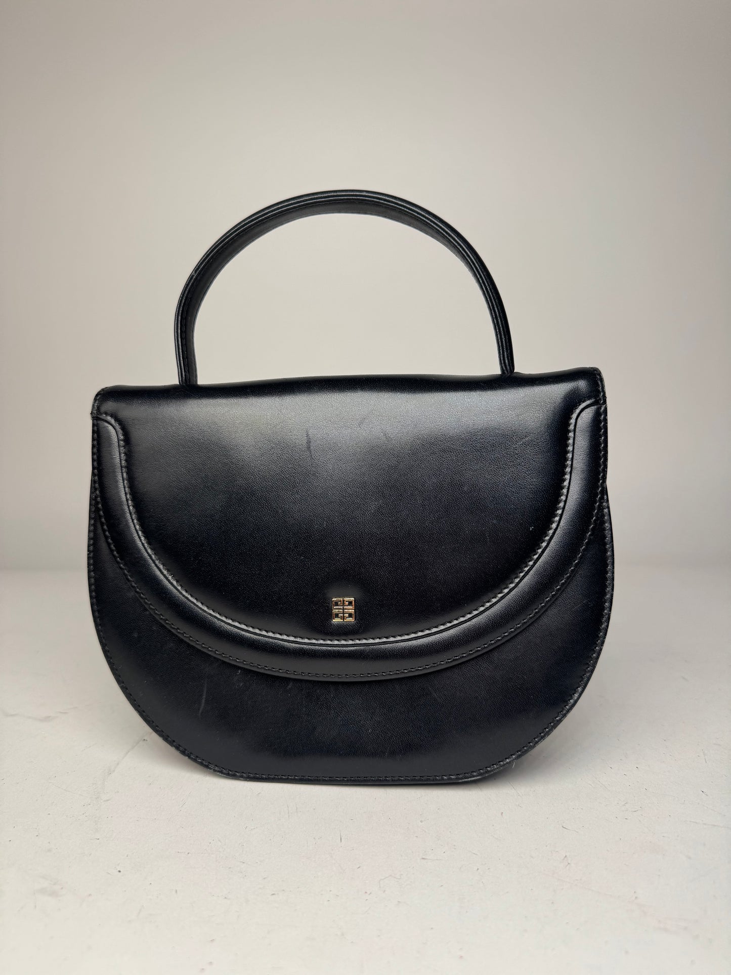 Vintage Givenchy Leather Bag Black