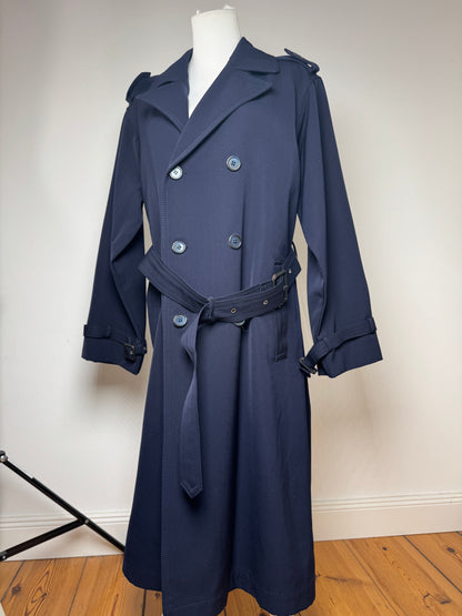 Vintage Yves Saint Laurent Trenchcoat L Navy