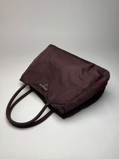 Sac Prada vintage en polyester violet