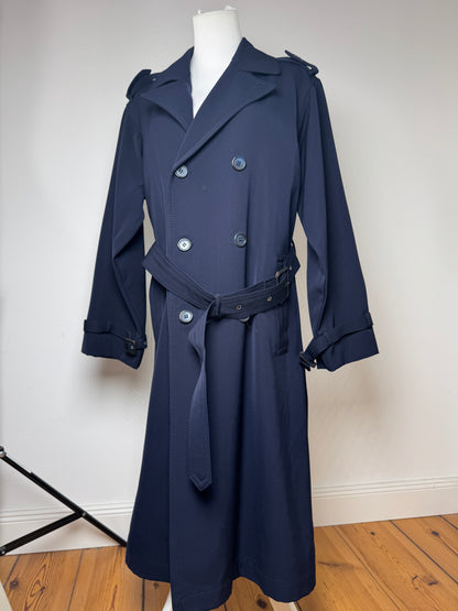 Vintage Yves Saint Laurent Trenchcoat L Navy