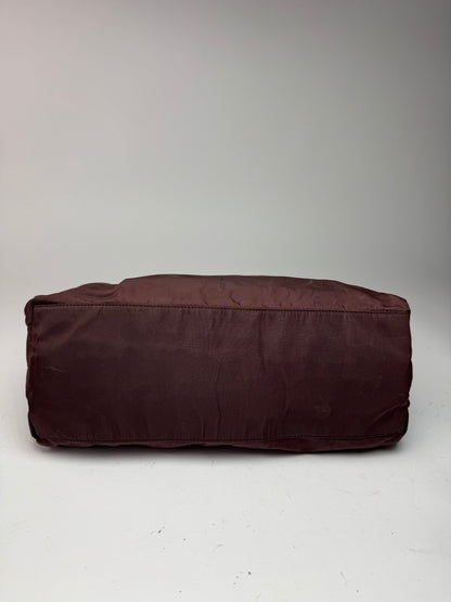 Sac Prada vintage en polyester violet