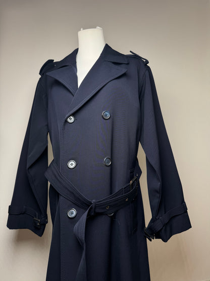 Vintage Yves Saint Laurent Trenchcoat L Navy