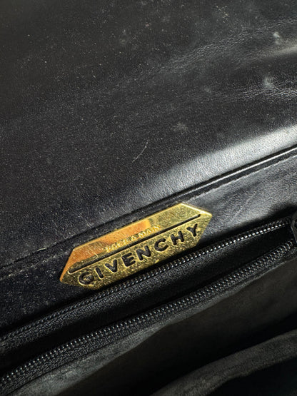 Vintage Givenchy Leather Bag Black