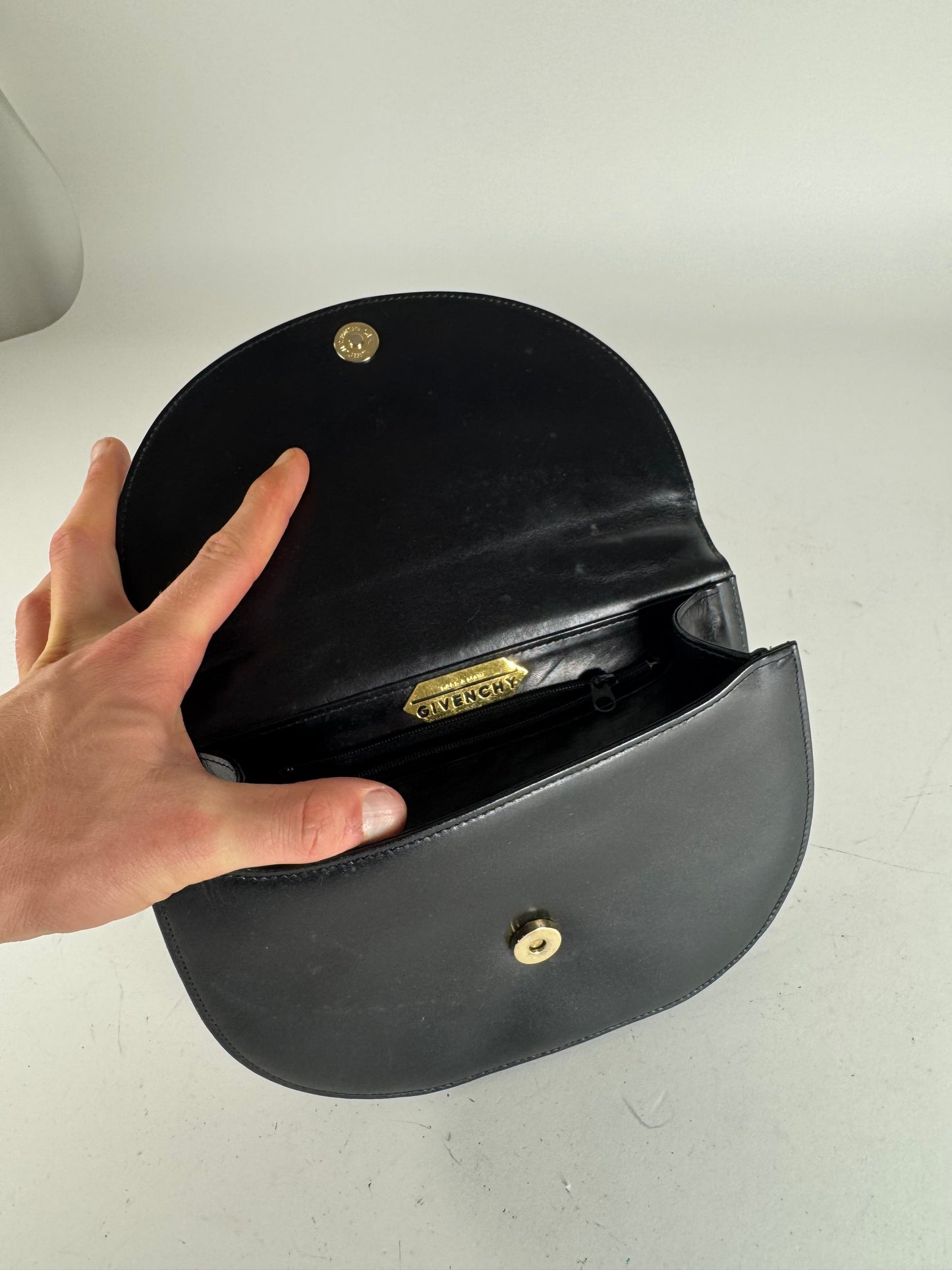 Vintage Givenchy Leather Bag Black