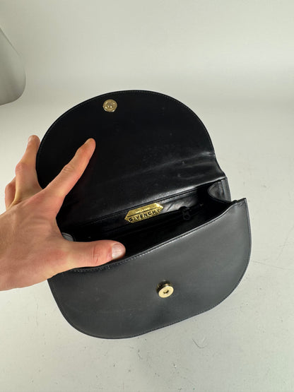 Vintage Givenchy Leather Bag Black