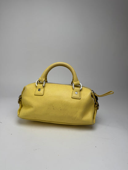Sac vintage en cuir jaune Givenchy