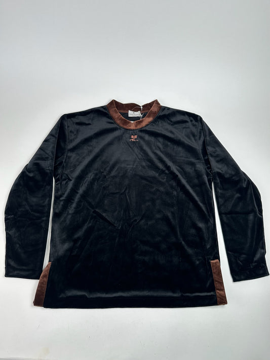 Vintage Courreges samt Sweater black brown