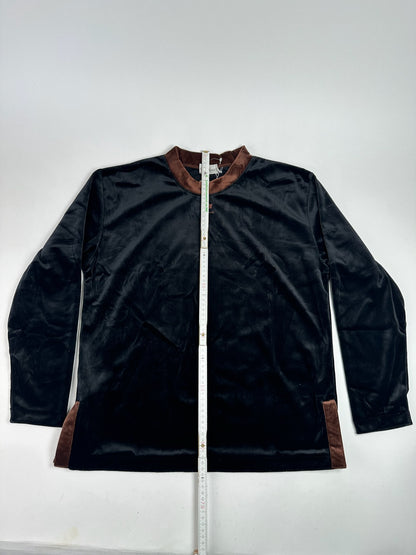 Vintage Courreges samt Sweater black brown