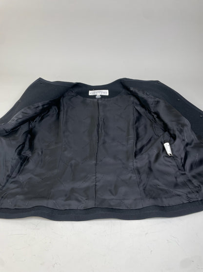 Vintage Givenchy Wool Blazer Set Black M