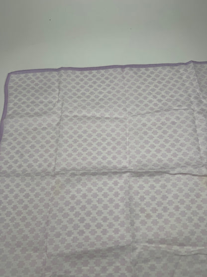 Vintage Celine Paris Monogram Scarf beige purple