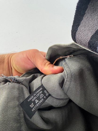 Vintage Hermes Shopper Bag Grey