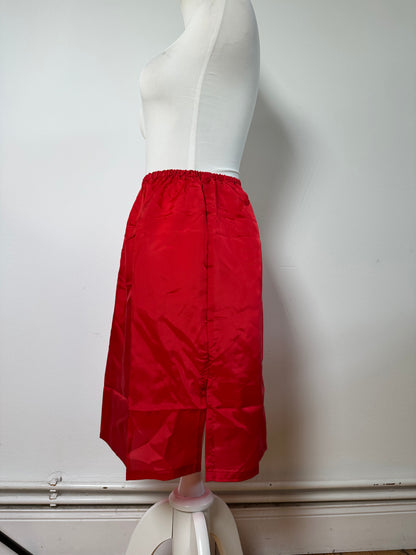 Vintage Yves Saint Laurent Skirt Bright Red L