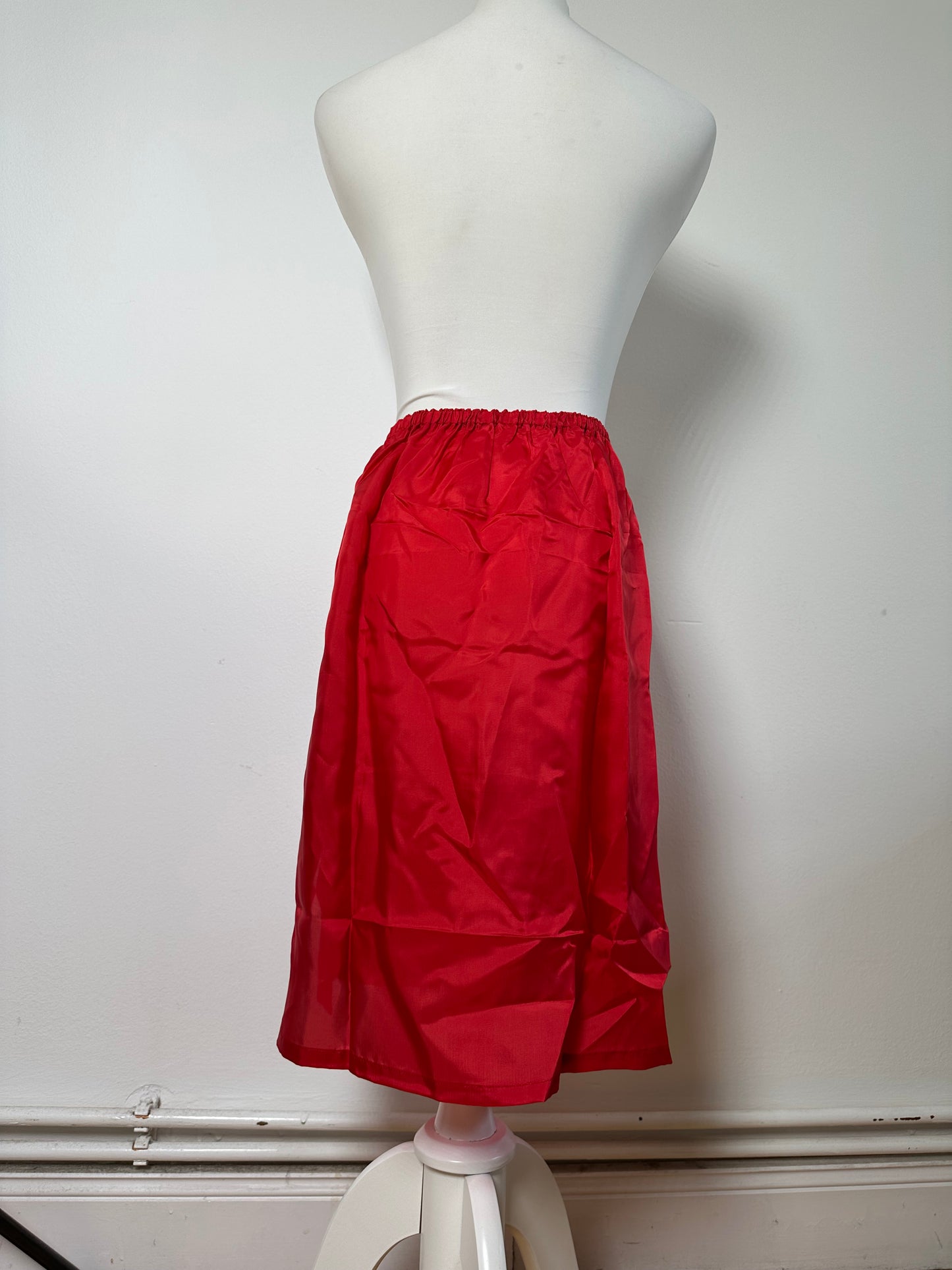 Vintage Yves Saint Laurent Skirt Bright Red L