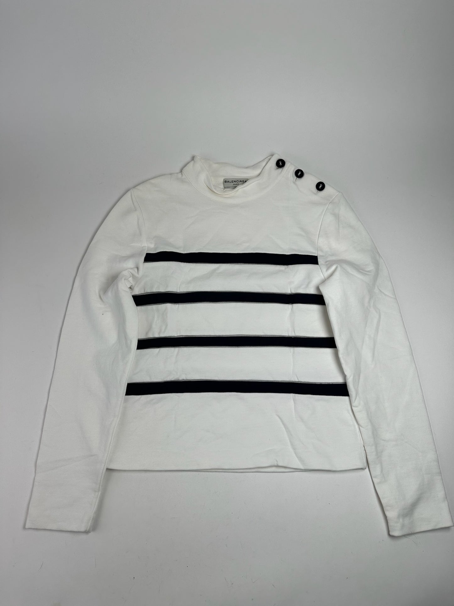 Vintage Balenciaga Navy White striped sweater