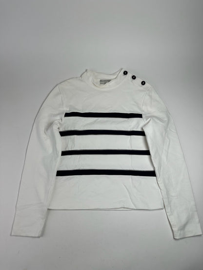 Vintage Balenciaga Navy White striped sweater