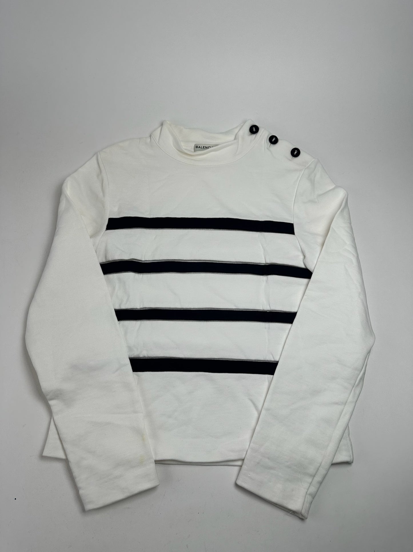 Vintage Balenciaga Navy White striped sweater