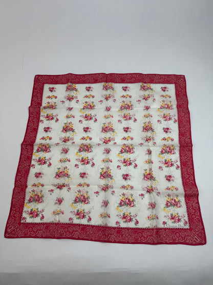 Vintage Dior Floral Silk scarf