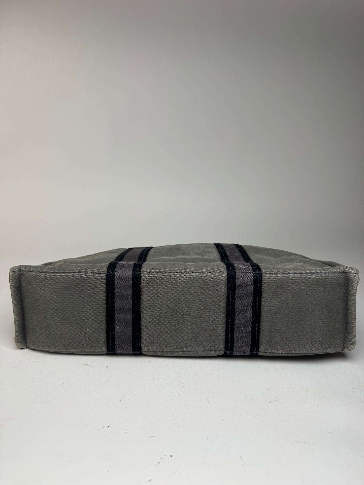 Vintage Hermes Shopper Bag Grey