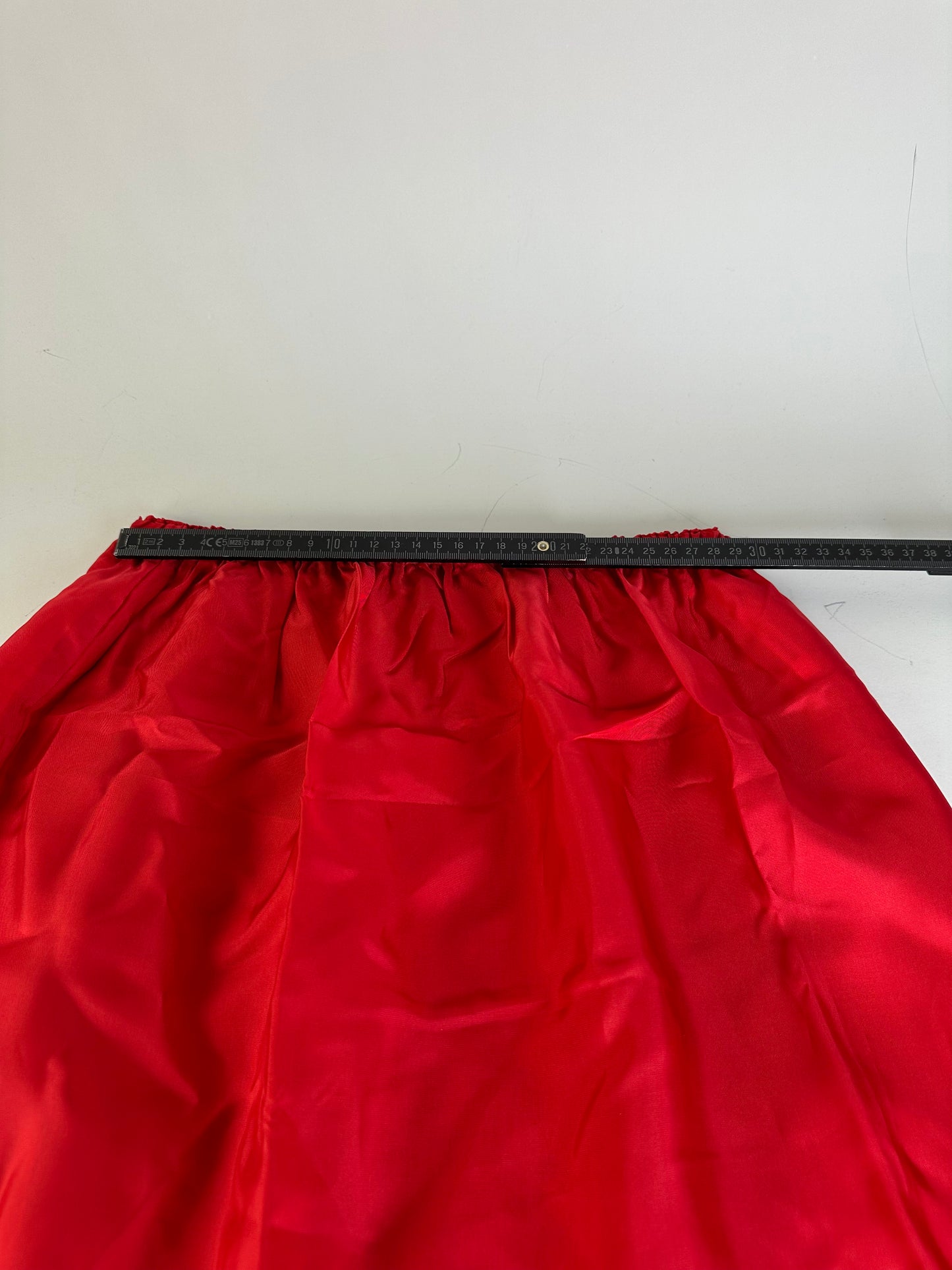 Vintage Yves Saint Laurent Skirt Bright Red L