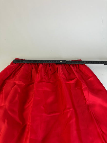 Vintage Yves Saint Laurent Skirt Bright Red L