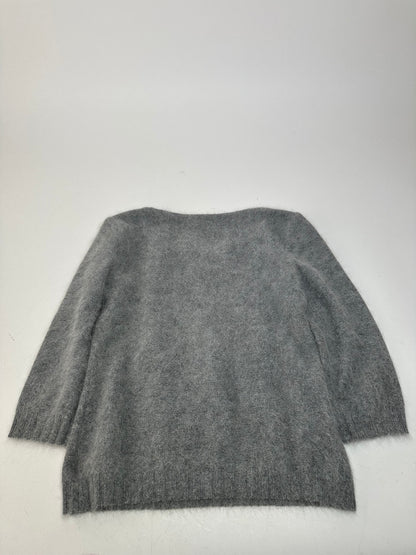 Vintage Balenciaga La Mode Angora Wool Knit Pullover Grey M