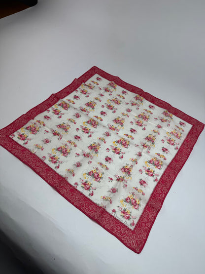 Vintage Dior Floral Silk scarf