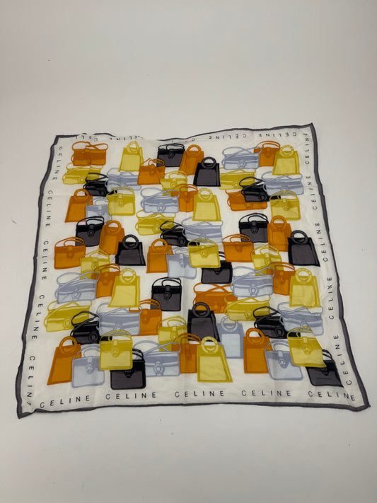 Sac écharpe vintage Céline multicolore Ring