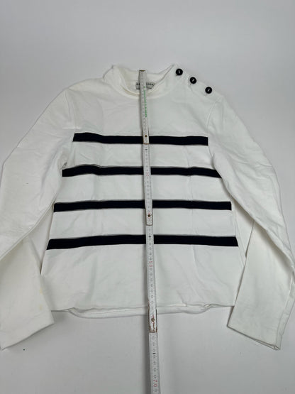 Vintage Balenciaga Navy White striped sweater