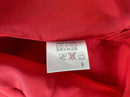 Vintage Yves Saint Laurent Skirt Bright Red L