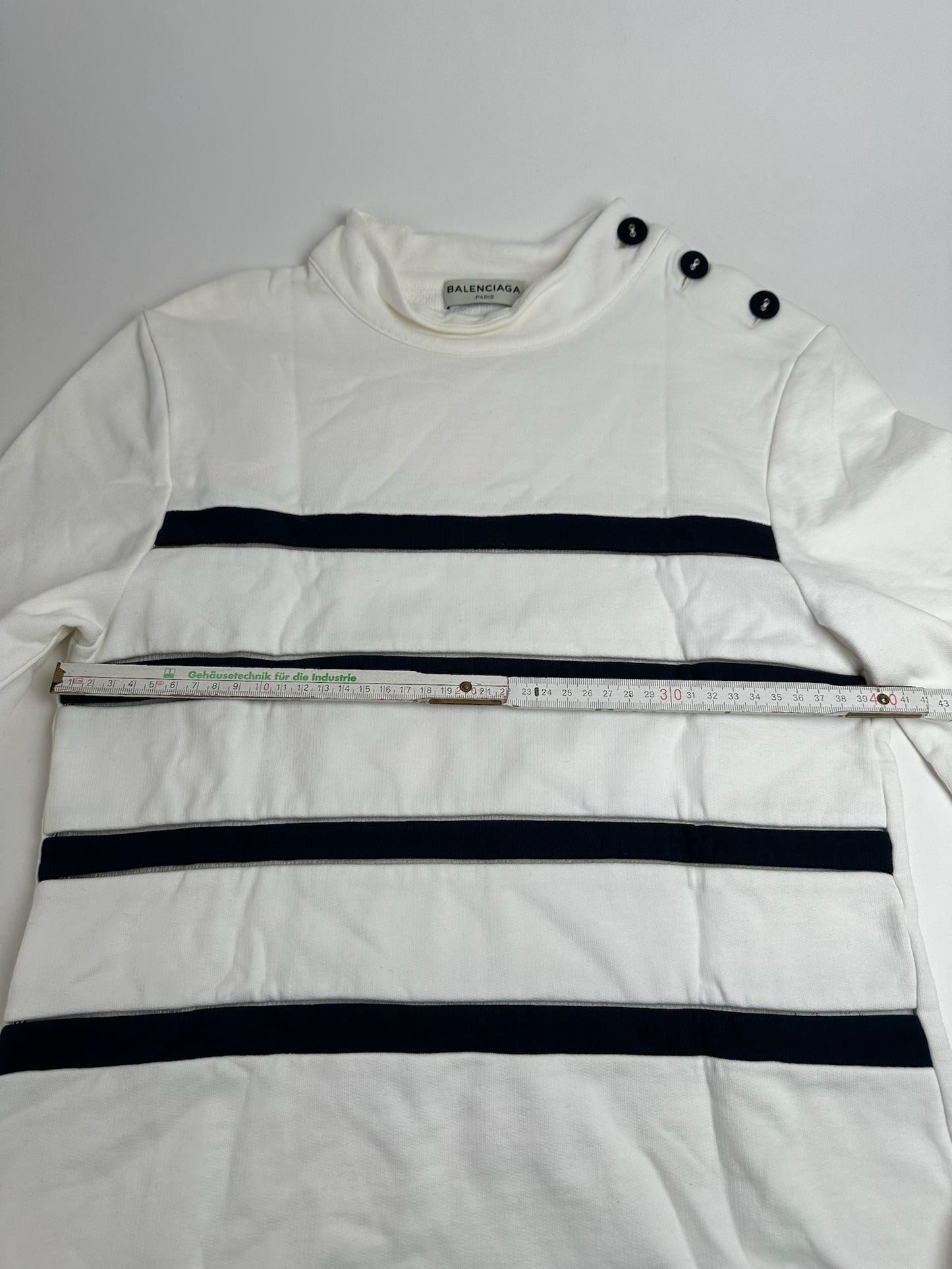 Vintage Balenciaga Navy White striped sweater