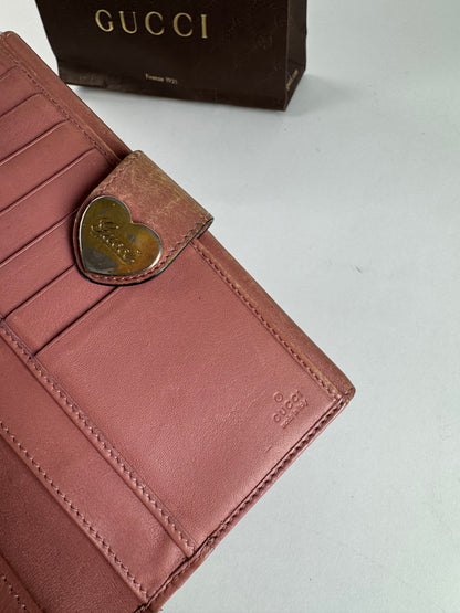 Vintage Gucci Monogram Wallet beige