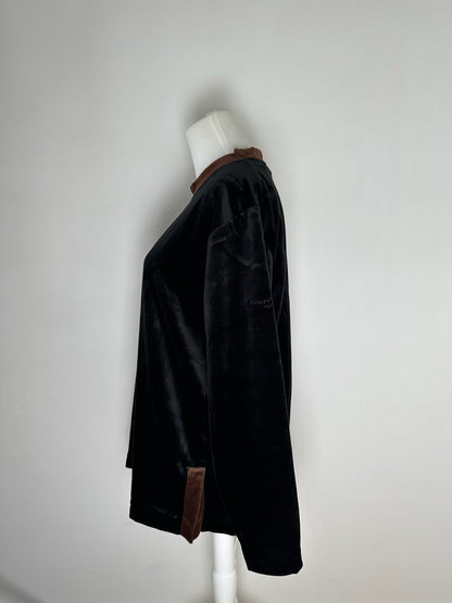 Vintage Courreges samt Sweater black brown