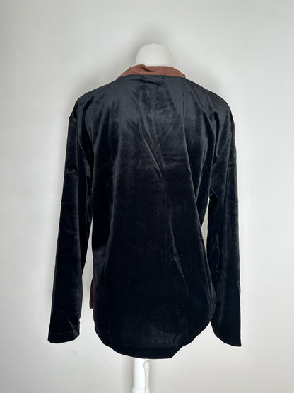 Vintage Courreges samt Sweater black brown