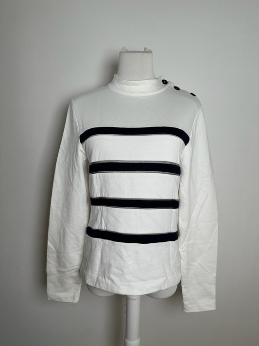 Vintage Balenciaga Navy White striped sweater