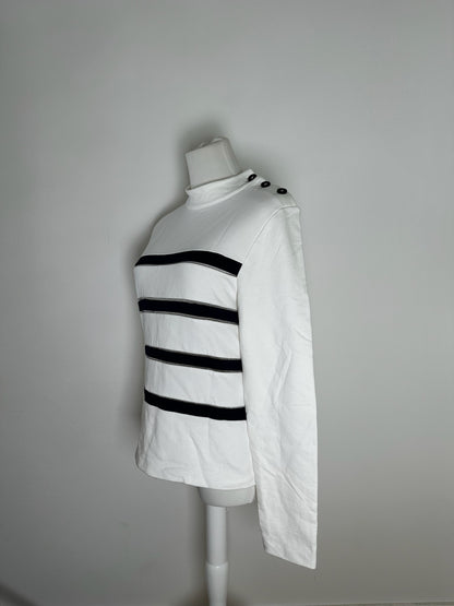 Vintage Balenciaga Navy White striped sweater