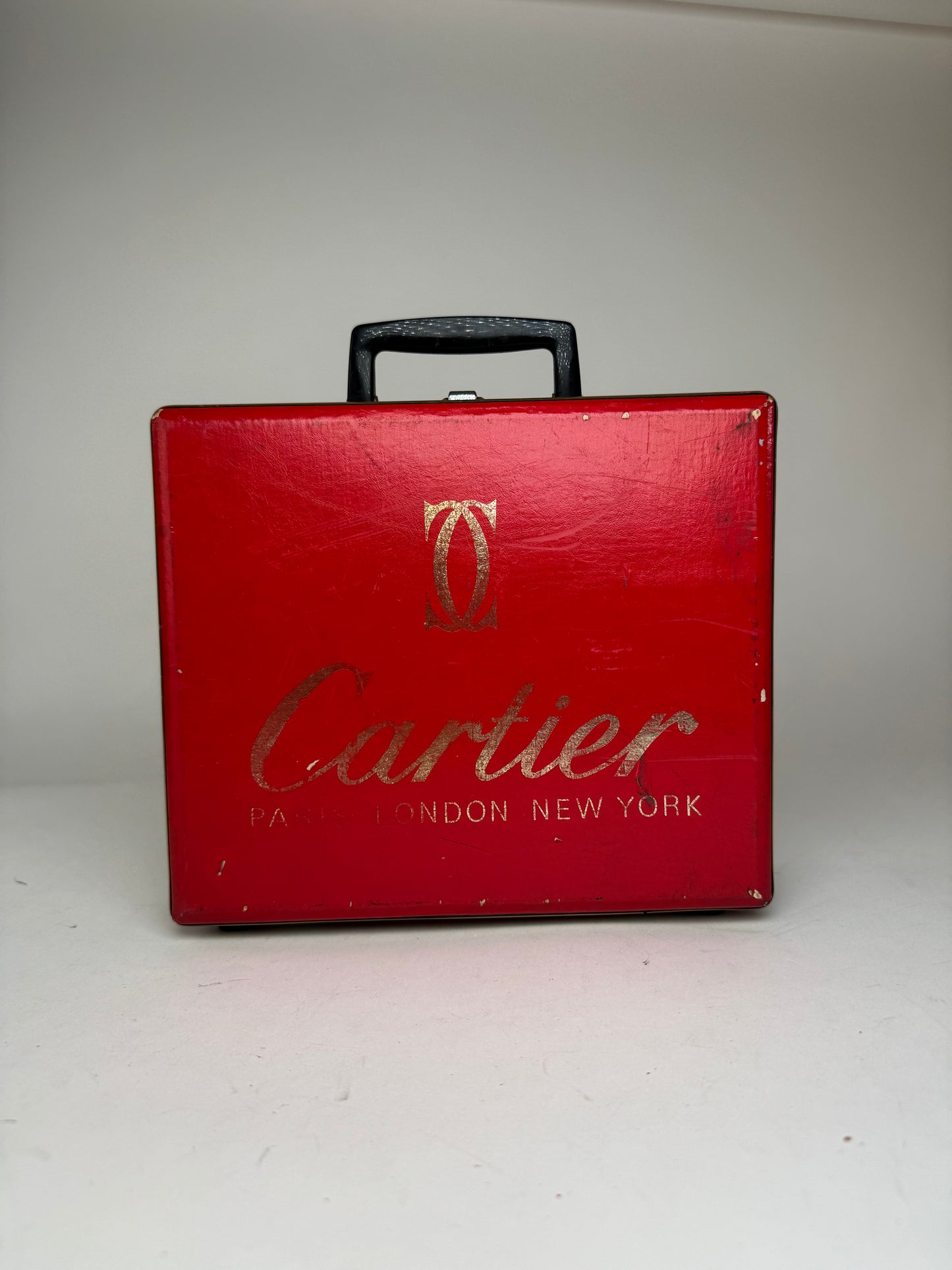 Vintage Cartier Suitcase red