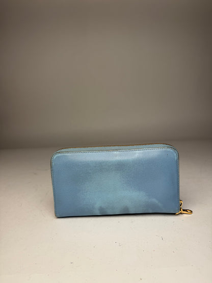 Vintage Loewe Madrid Leather Wallet Blue