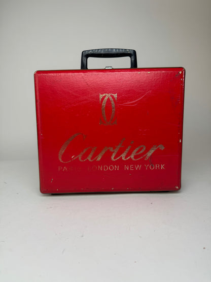 Vintage Cartier Suitcase red