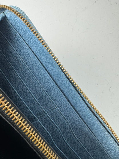 Vintage Loewe Madrid Leather Wallet Blue