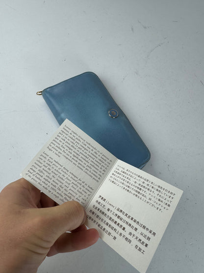 Vintage Loewe Madrid Leather Wallet Blue