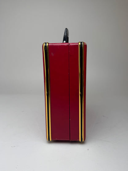 Vintage Cartier Suitcase red