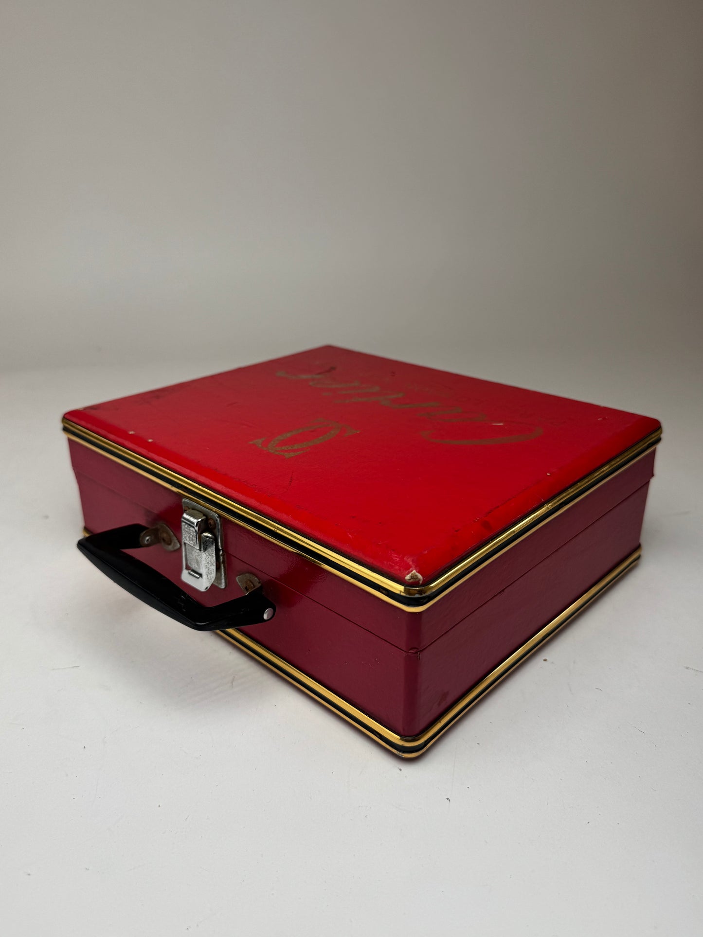 Vintage Cartier Suitcase red