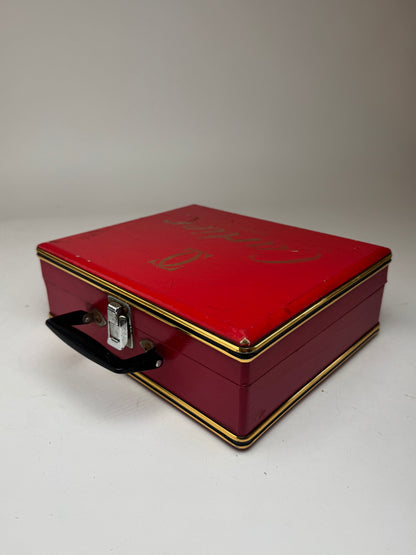 Vintage Cartier Suitcase red