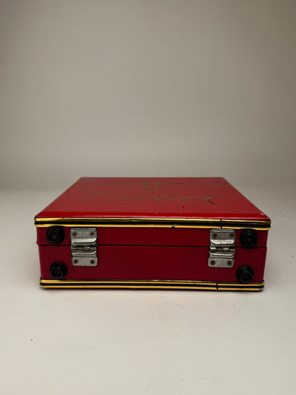 Vintage Cartier Suitcase red